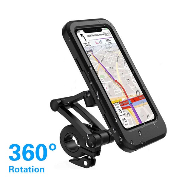Motorbike Bike Phone Holder Waterproof Case Handlebar Fr iPhone 11 12 13 Pro Max